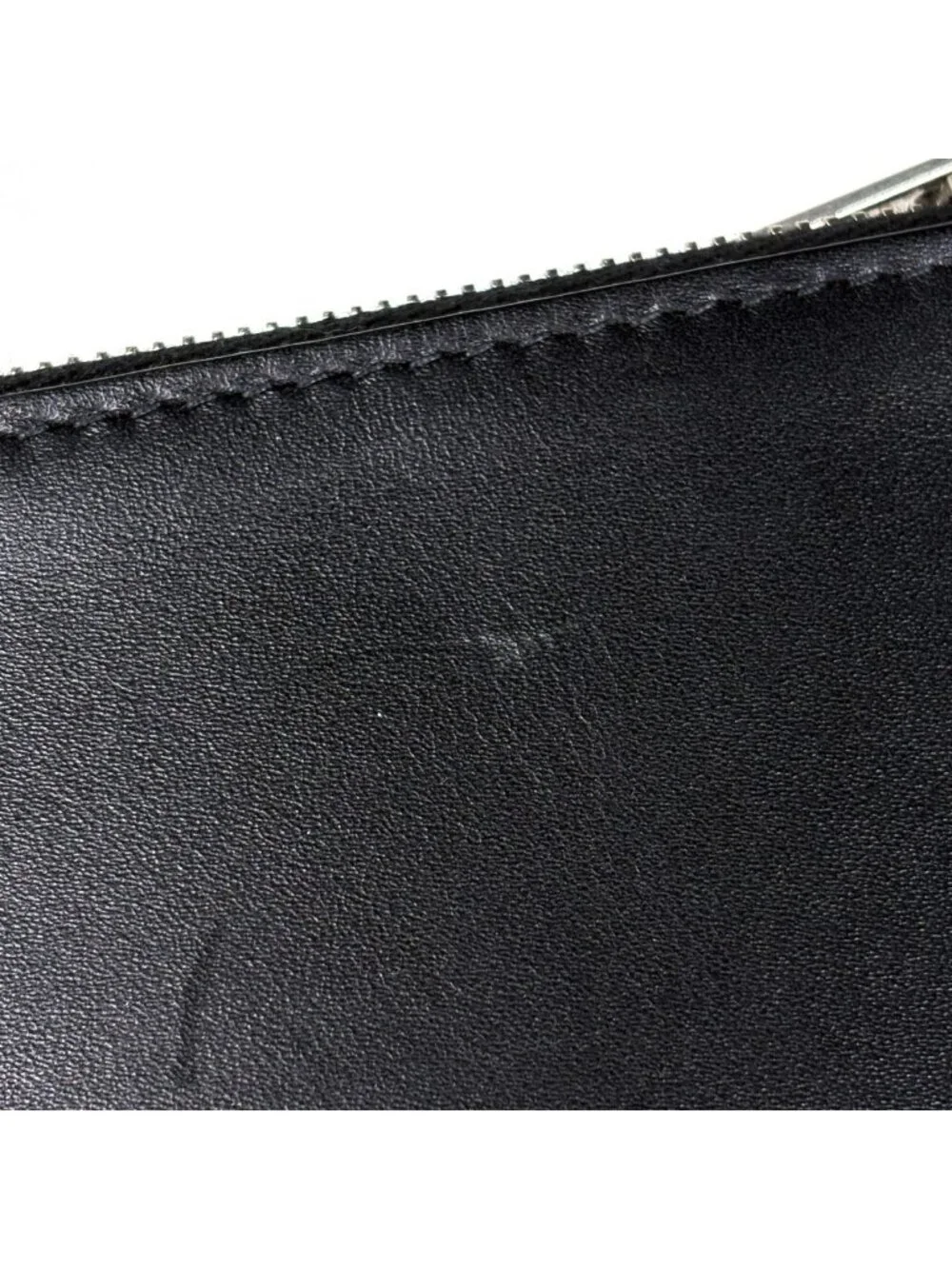 Bottega Veneta Card Case Intrecciato Fragment Leather Black Orange